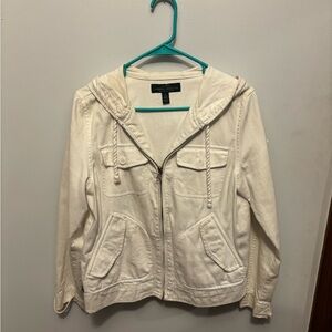 Ralph Lauren Cream Hooded Utility Jacket